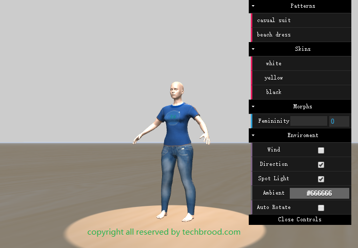 基於HTML5/WebGL的3D線上虛擬試衣系統