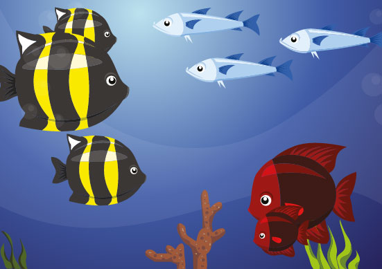 Download CSS3 在水缸里游的鱼动画 - 踏得网